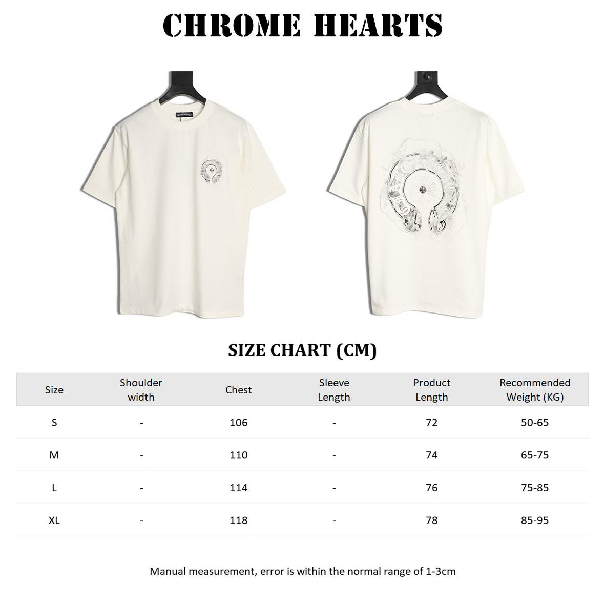 Ch*0me He**ts short-sleeved t-shirt