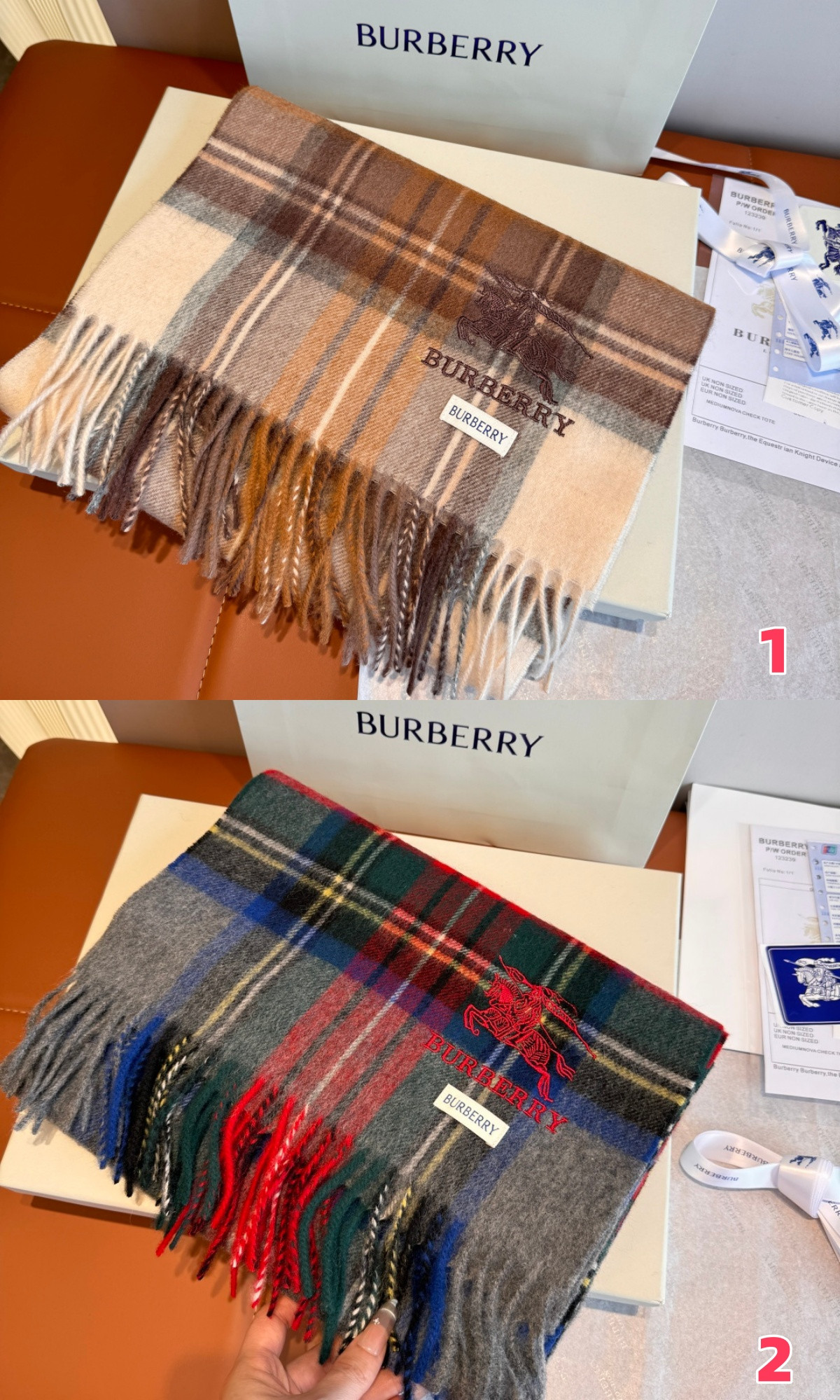 Bv*b*rry scarf 30x180cm