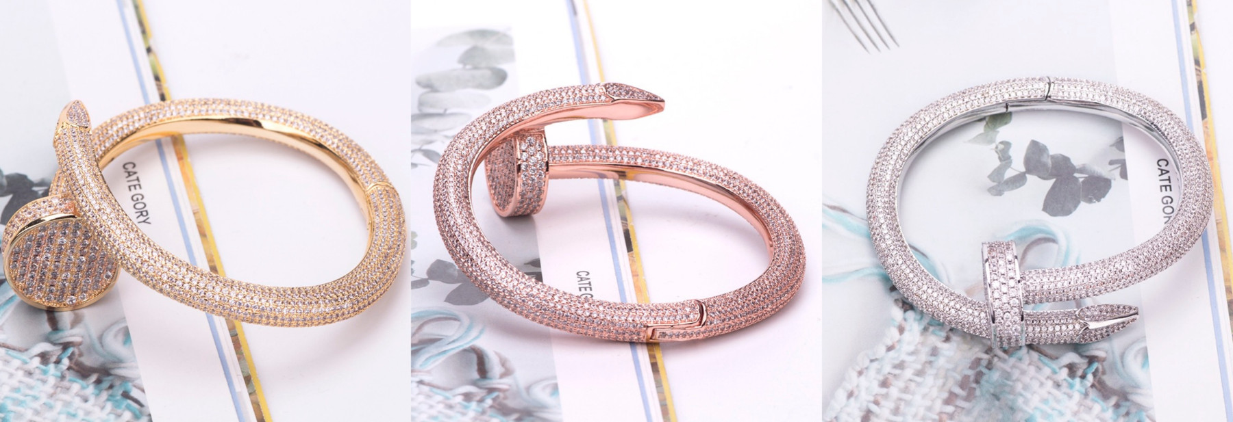 Ca*t1er bracelet (inner diameter 52x58mm)