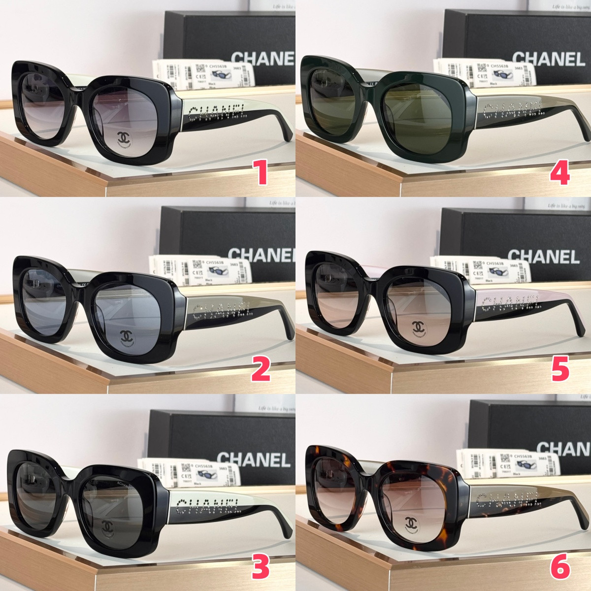 Ch**el glasses ch5563b 53-21-140