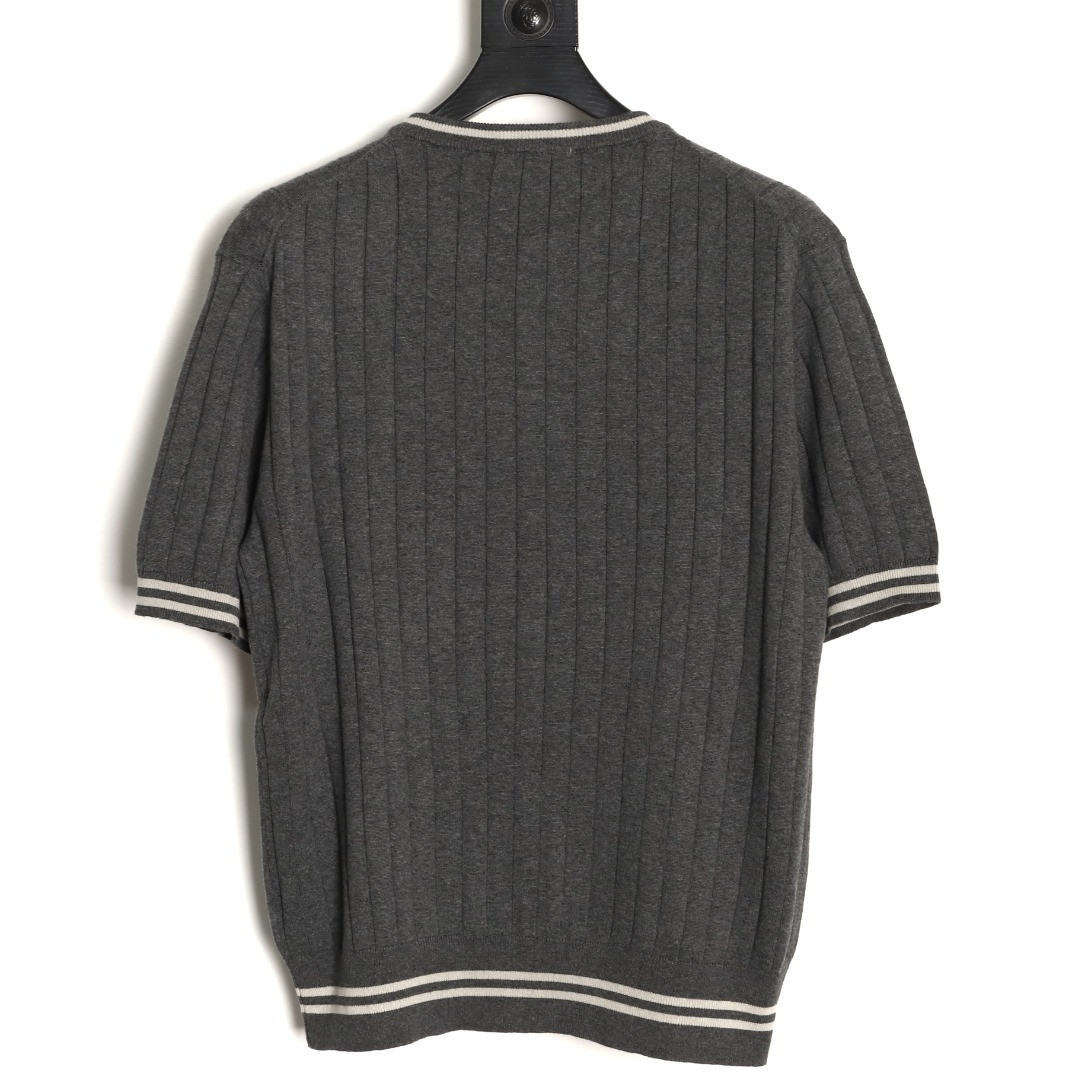 BRUNELLO CUCINELLI Knitting Short-sleeved T-shirt