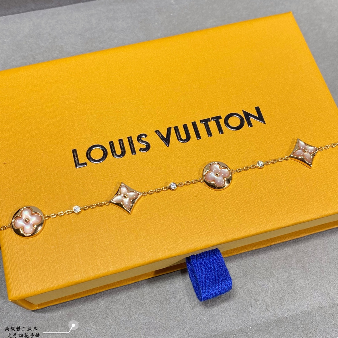 L0vis Vvtt0n Large Four-Flower Bracelet