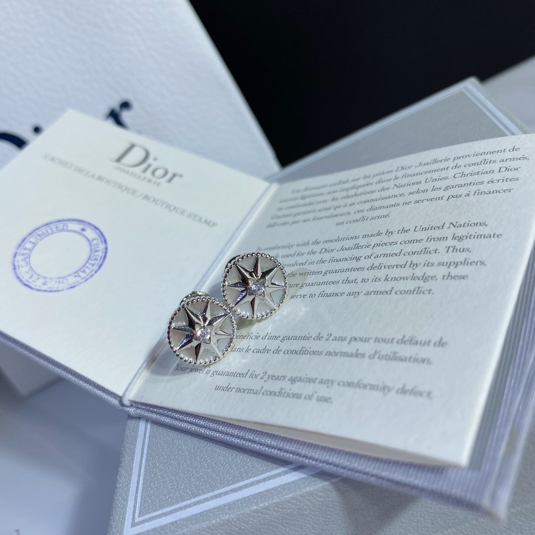 D10r compass Stud Earrings