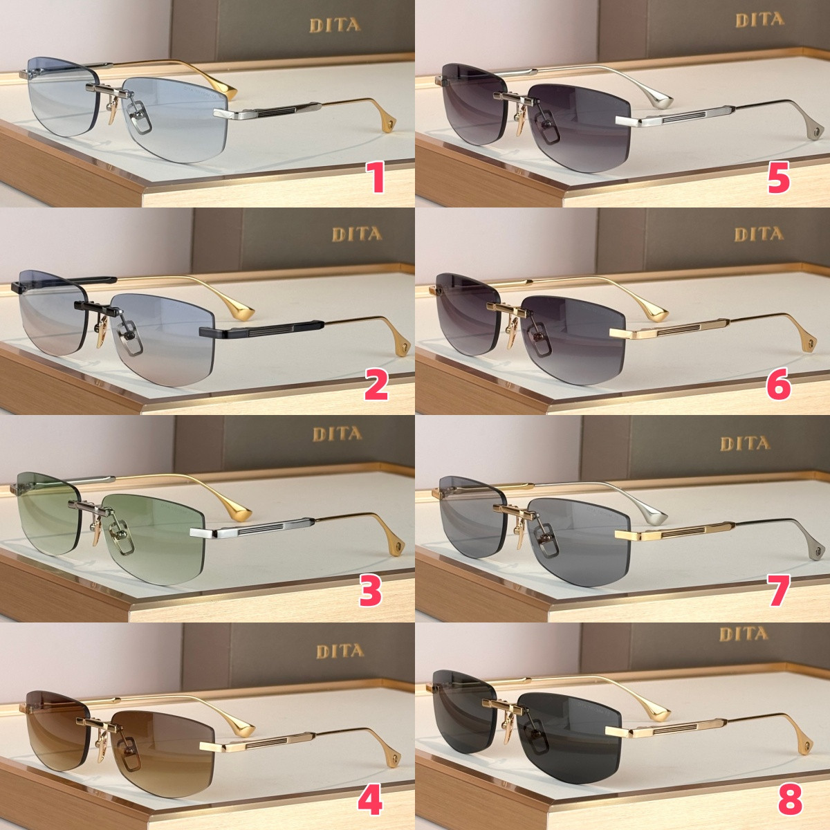 DITA Glasses DTS182-A 56-15-143