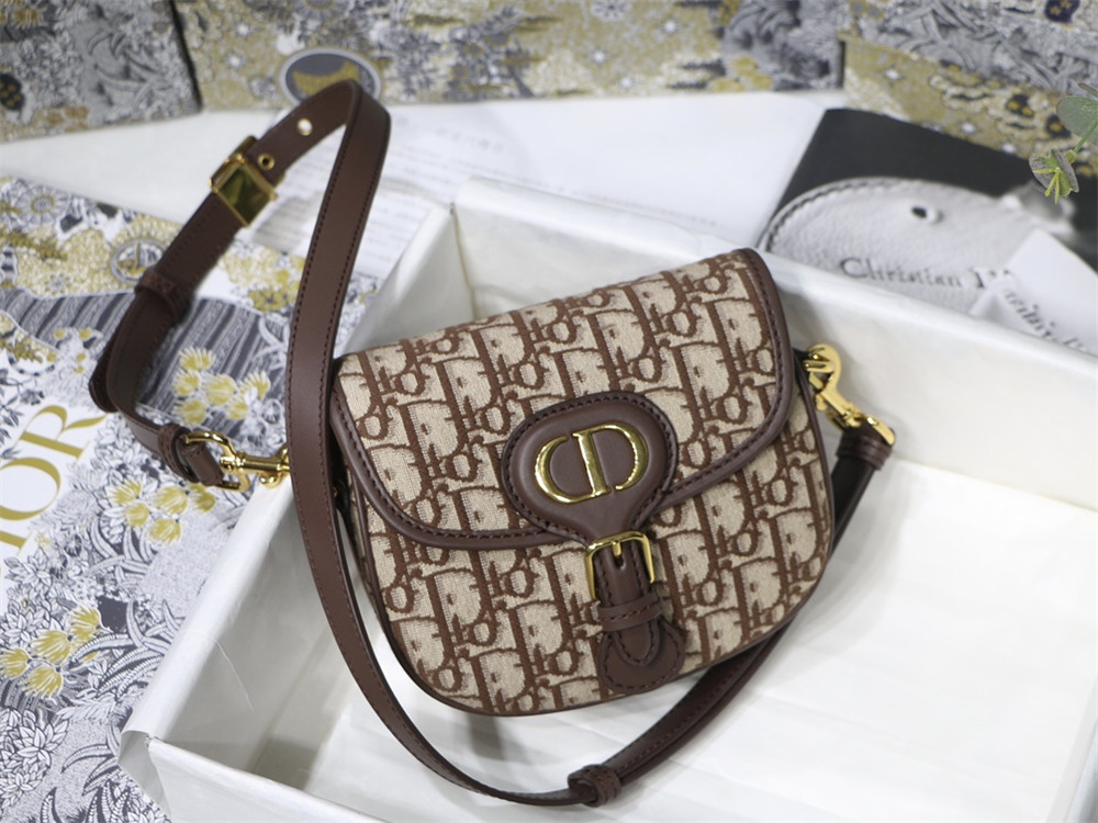 MEDIUM D10r BOBBY BAG brown D10r Oblique Jacquard