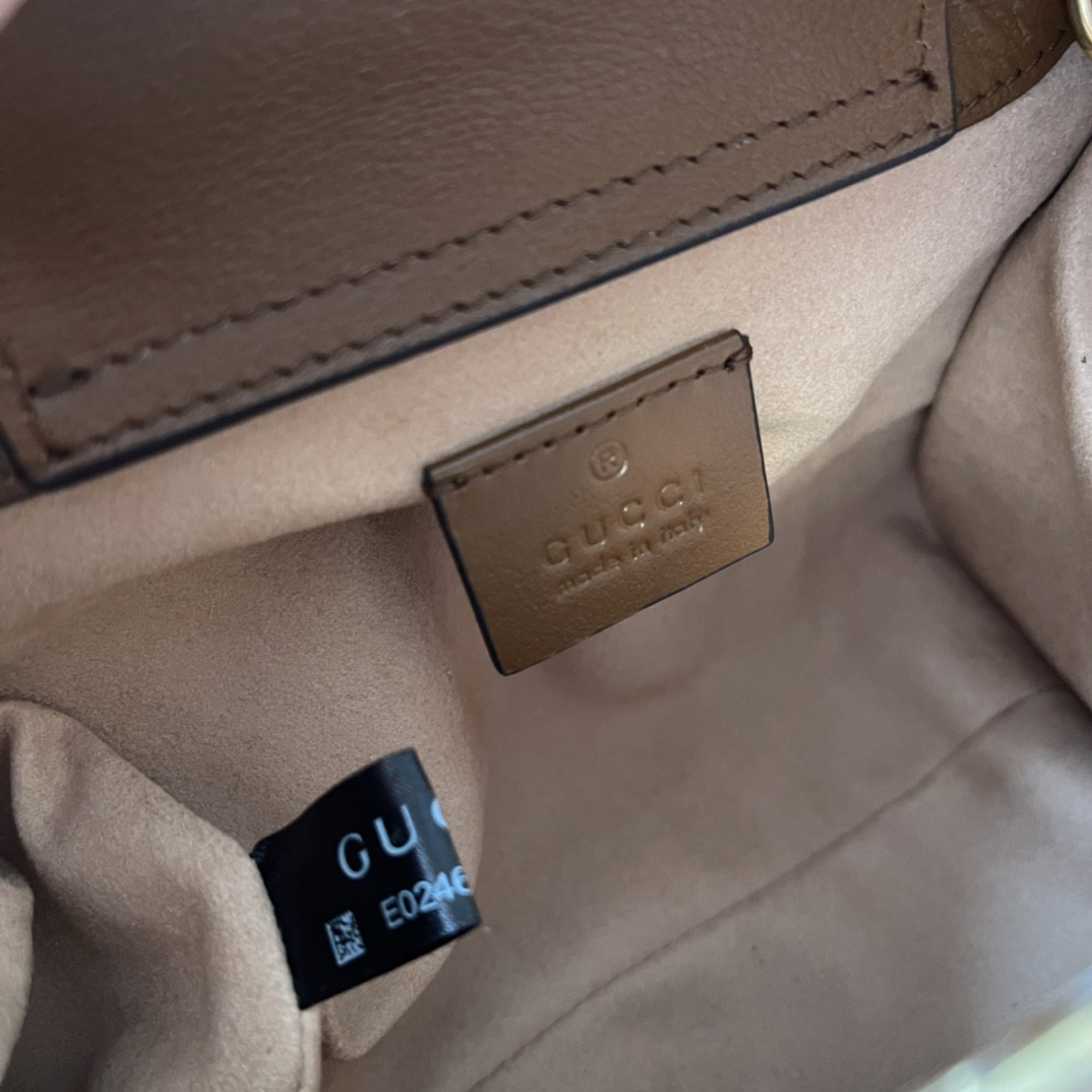 Gvc*1 DIANA MINI TOTE BAG Khaki 20W x 16H x 10D CM