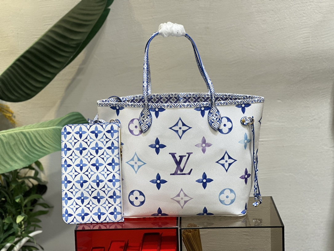 LV M22979 Neverfull MM 12.6 x 11.4 x 6.7 inches Without Box