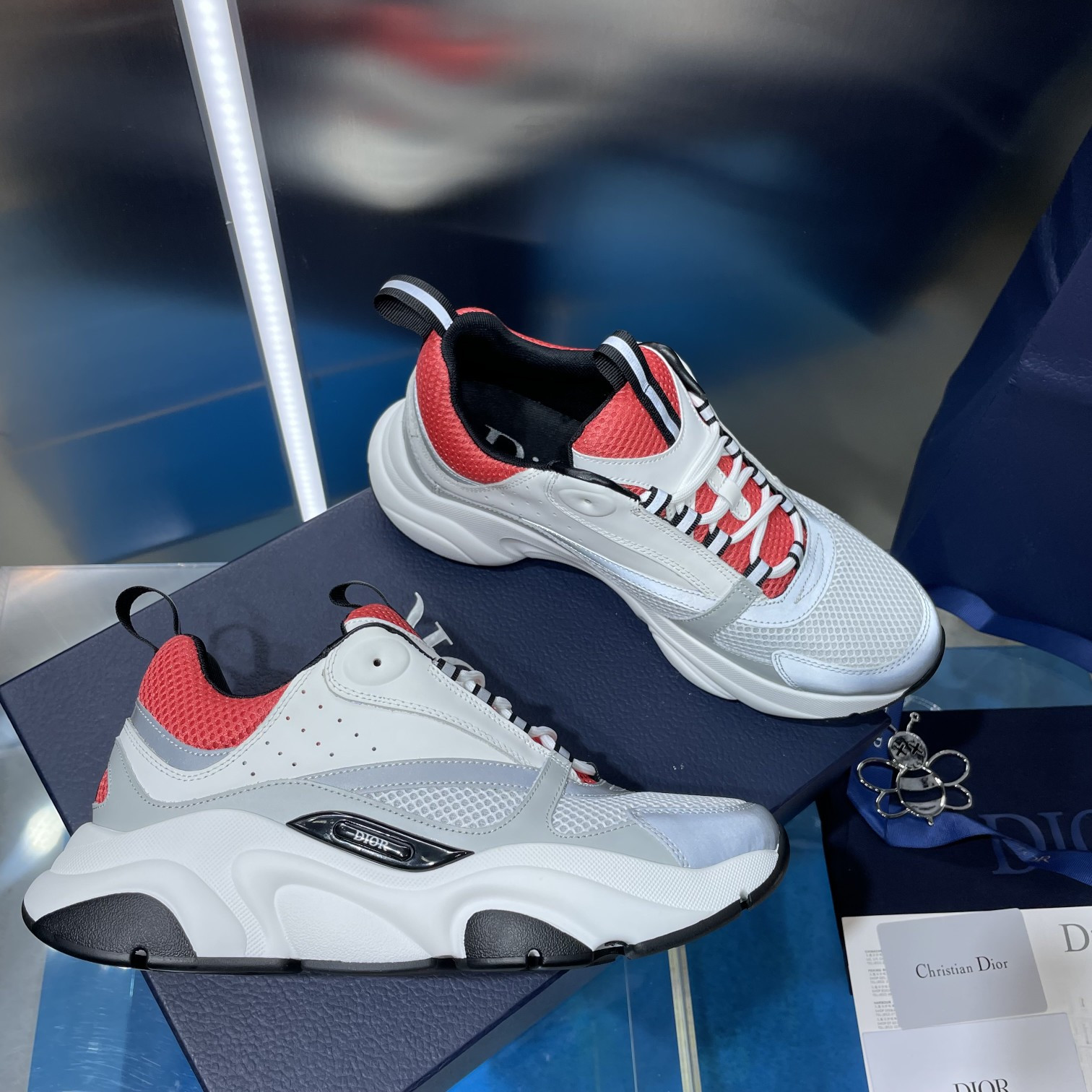 UA D10r B22 white and red Sneaker