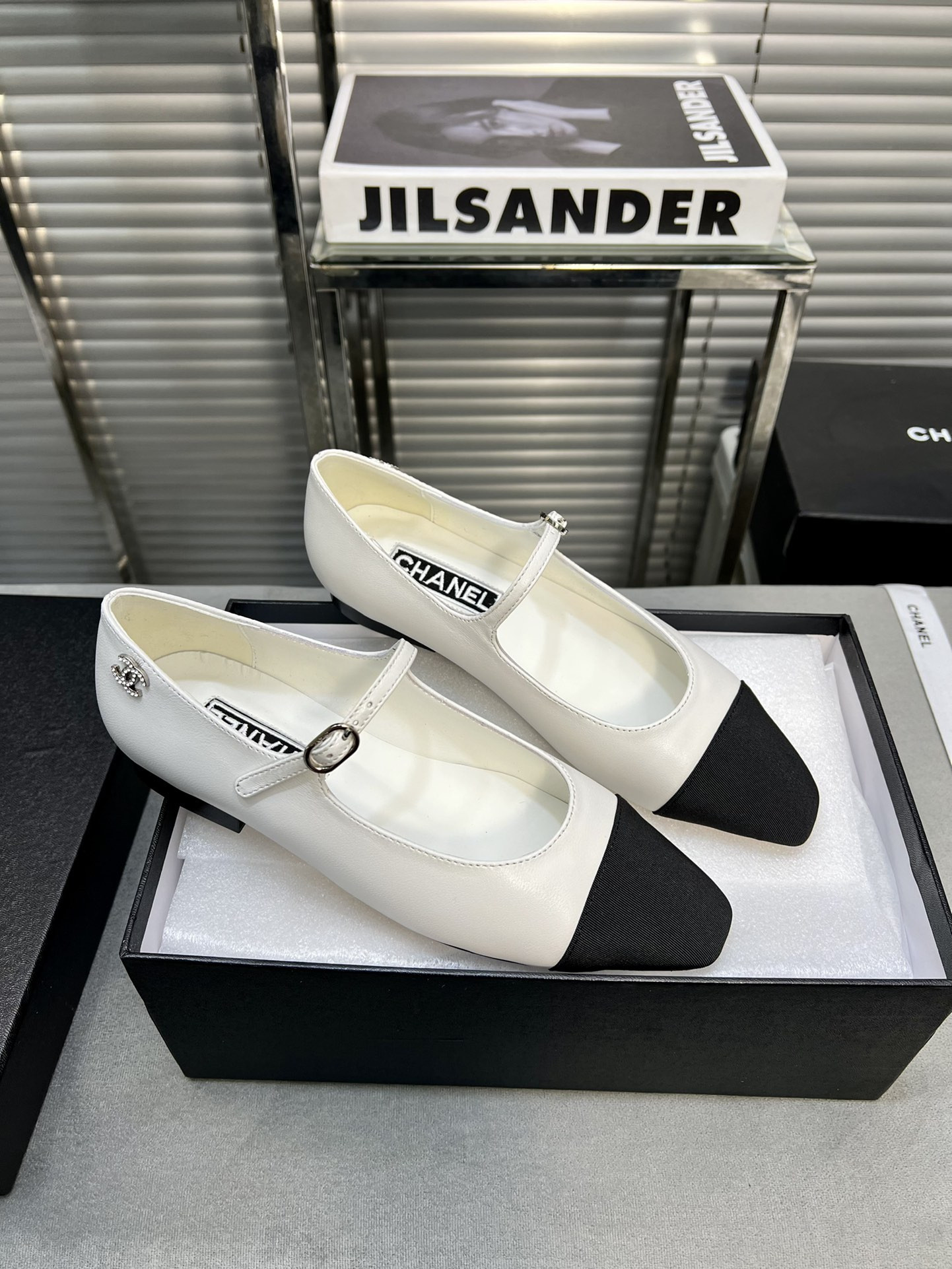 UA Ch**el MARY JANES Lambskin