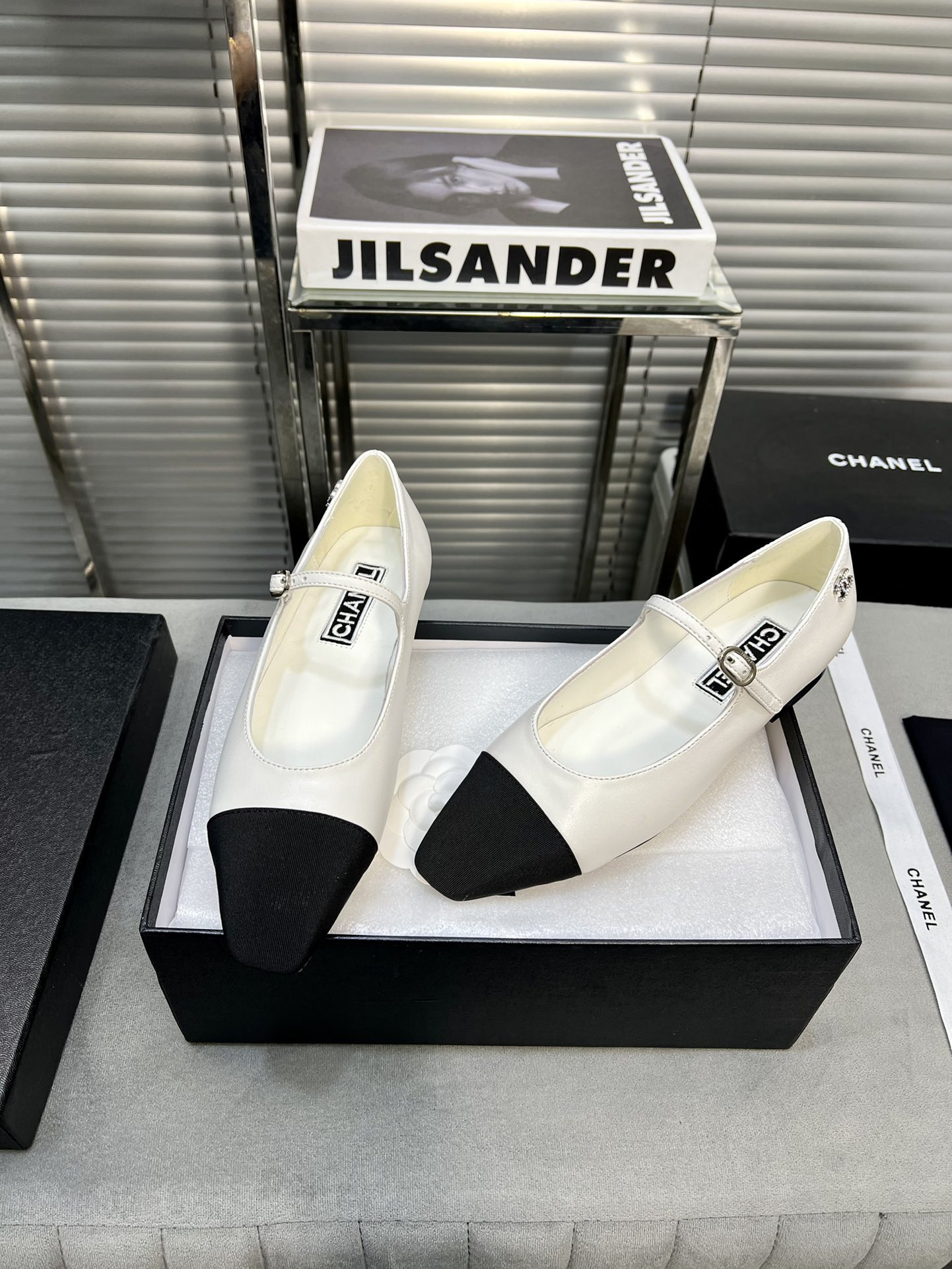 UA Ch**el MARY JANES Lambskin