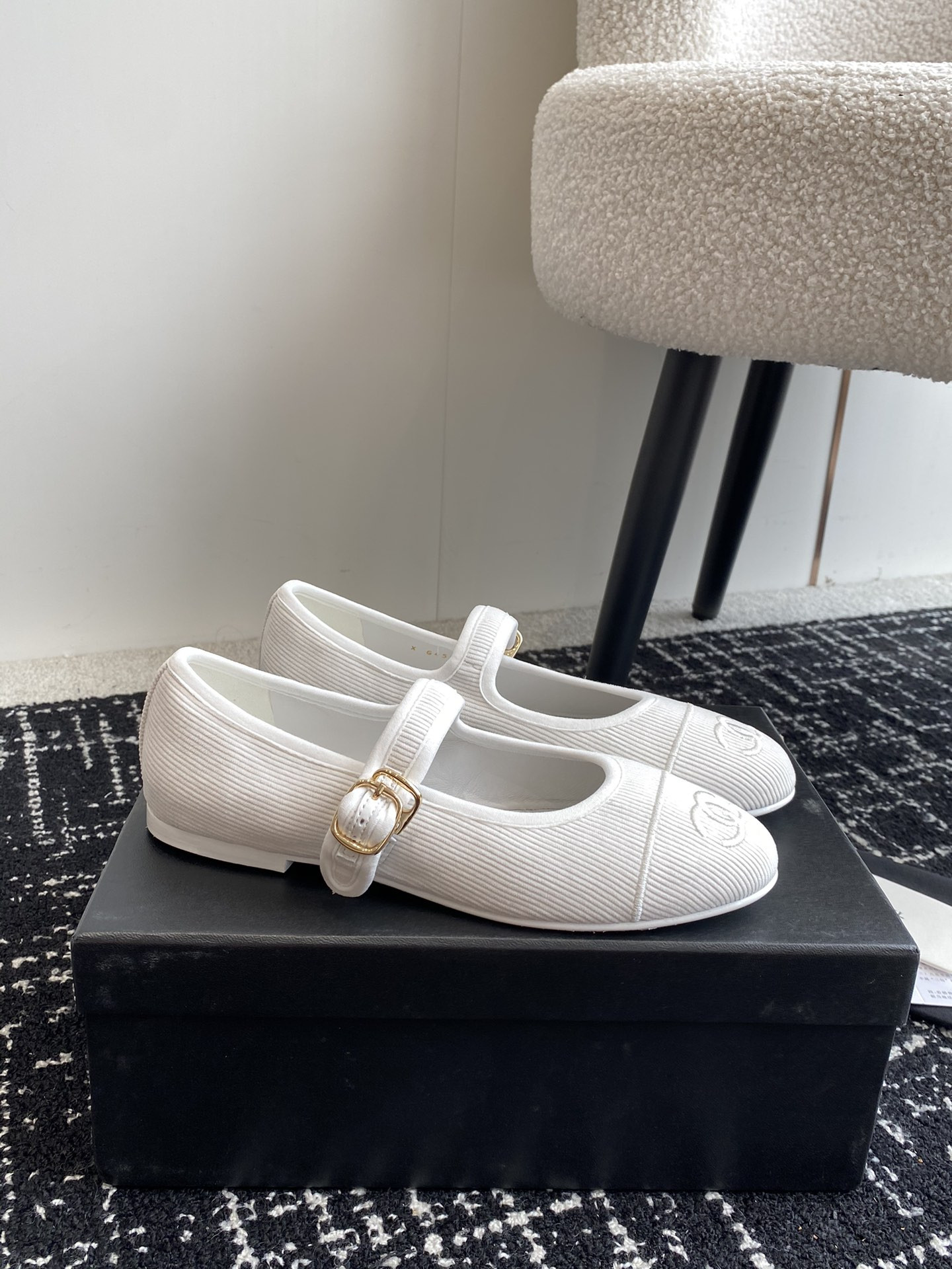 UA Ch**el MARY JANES Cotton & Silk