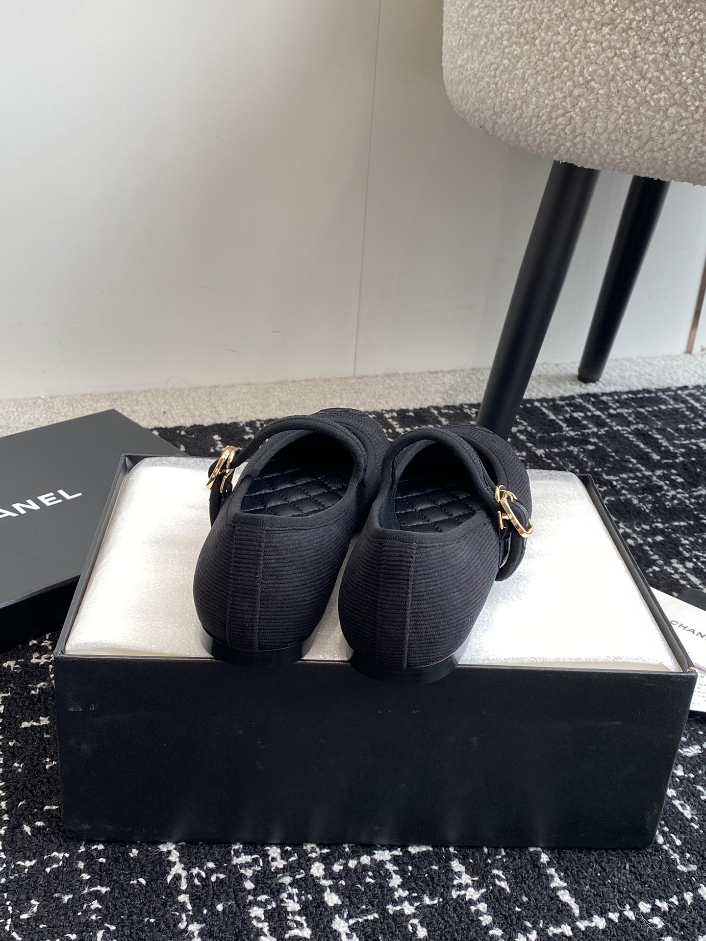 UA Ch**el MARY JANES Cotton & Silk