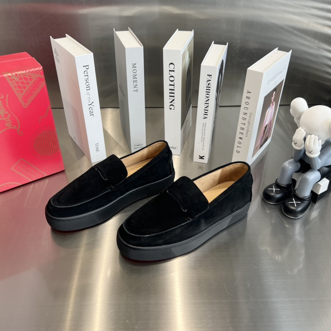 UA Chr1st1an Louboutin thick-soled loafers