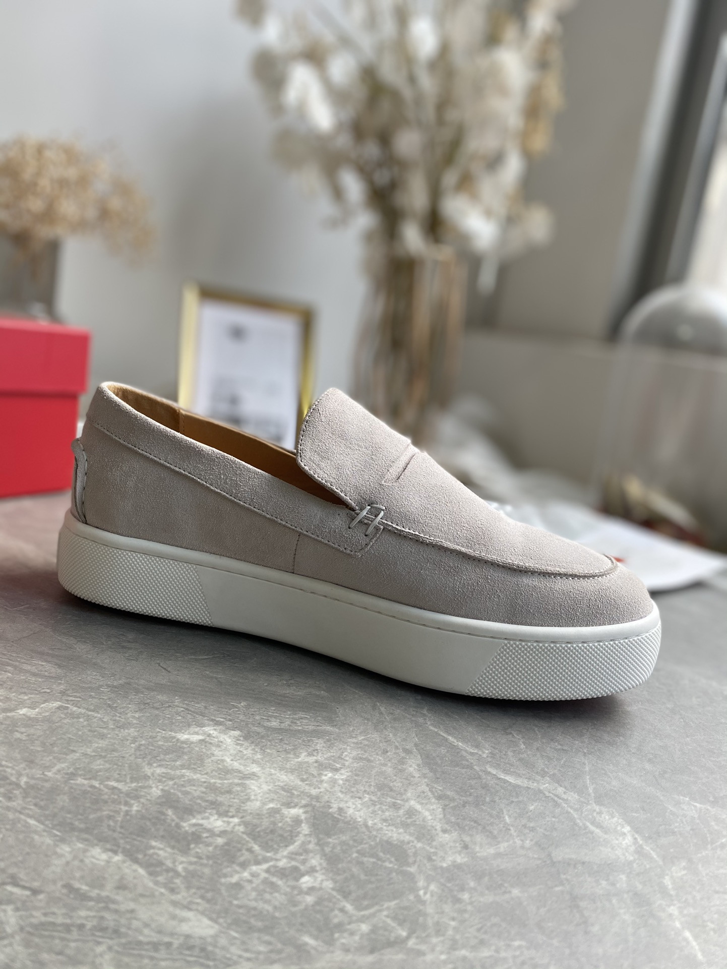 UA Chr1st1an Louboutin thick-soled loafers