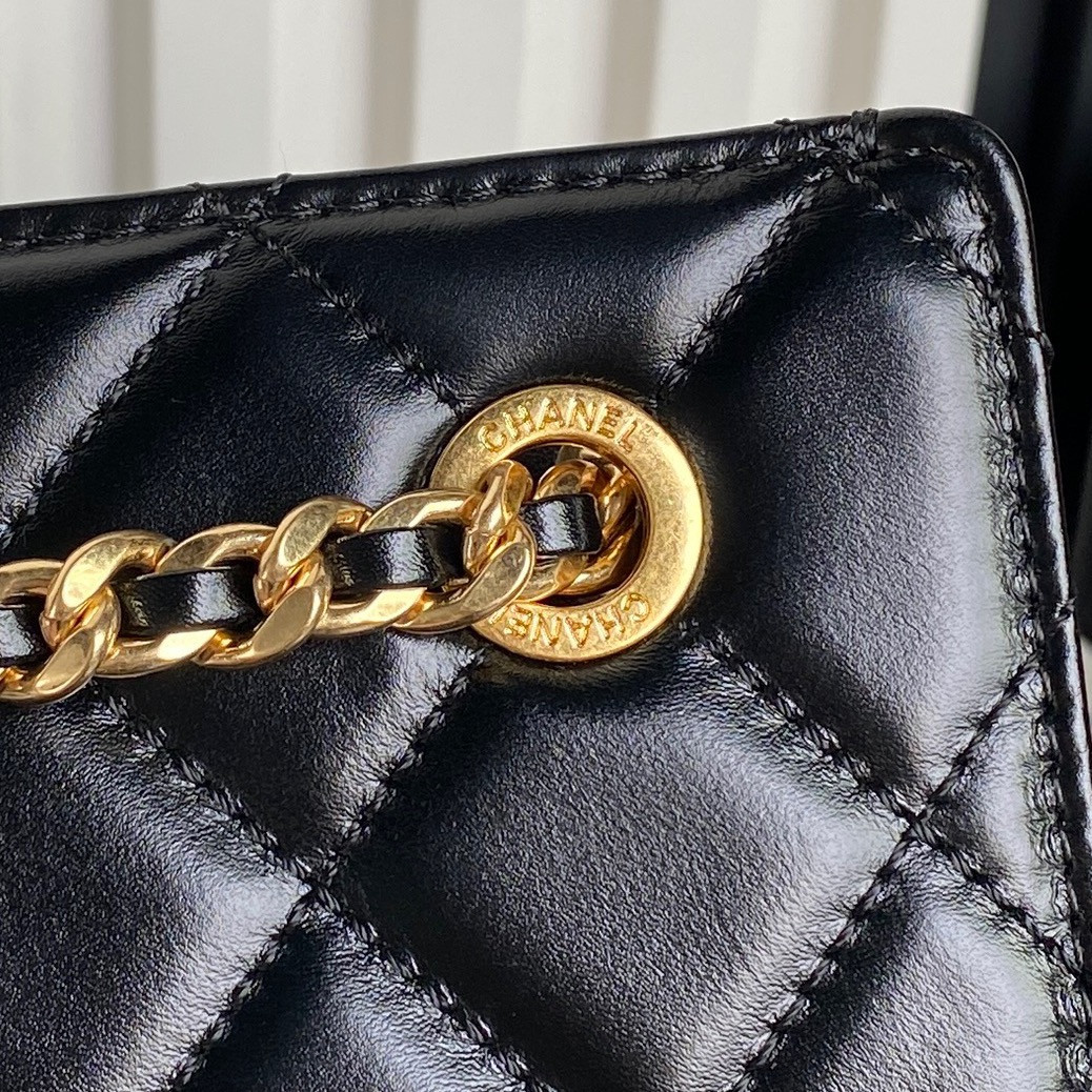 Ch**el 24K Handbag 13×27×7cm