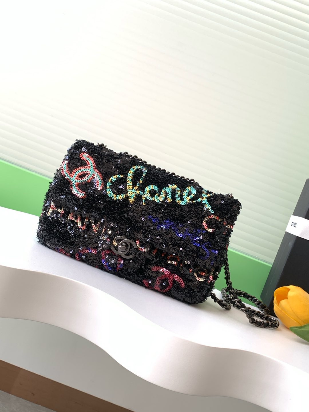Ch**el Flap Bag 14x21x8cm