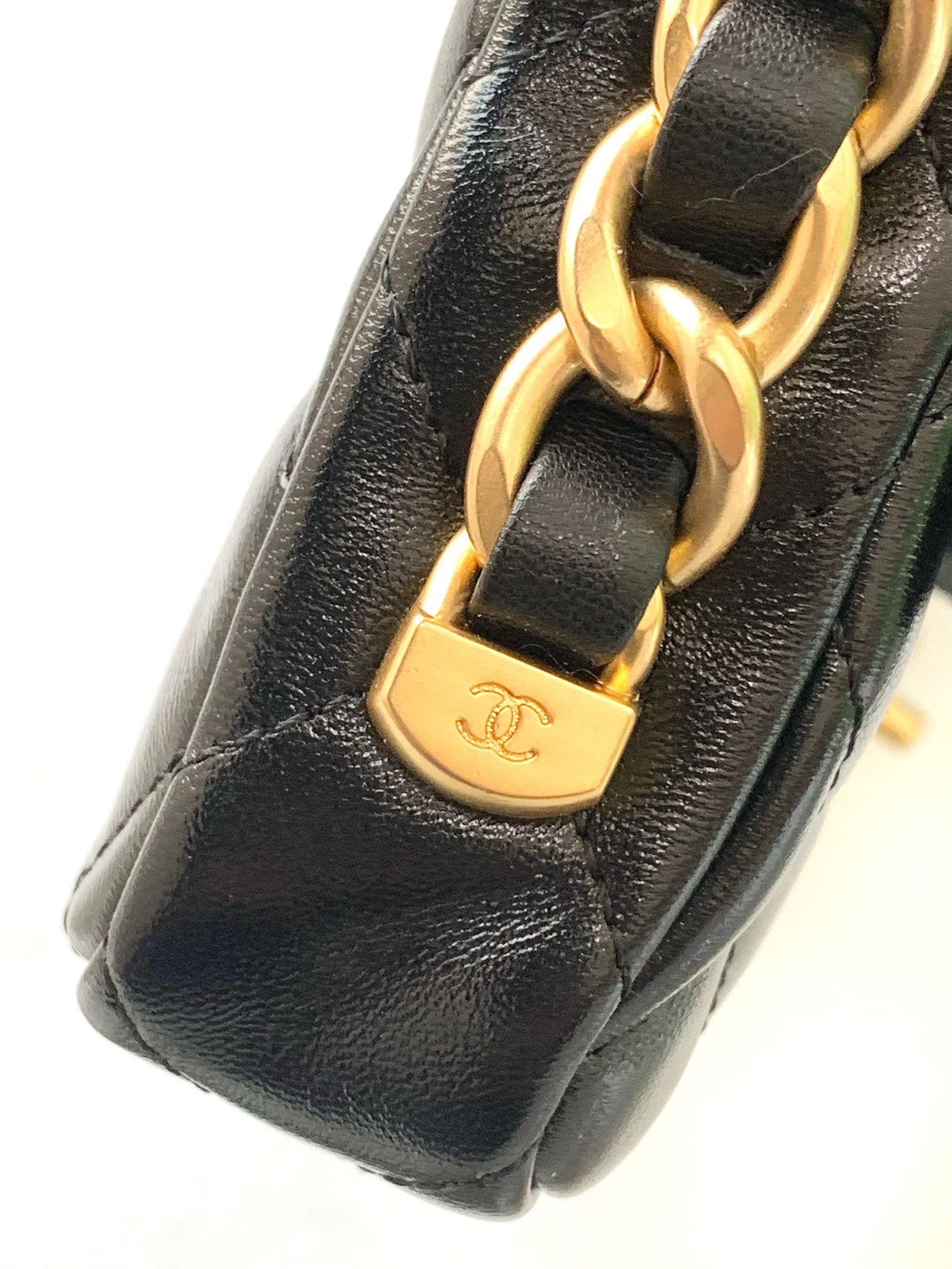 Ch**el Baguette Clutch 38x18x4cm