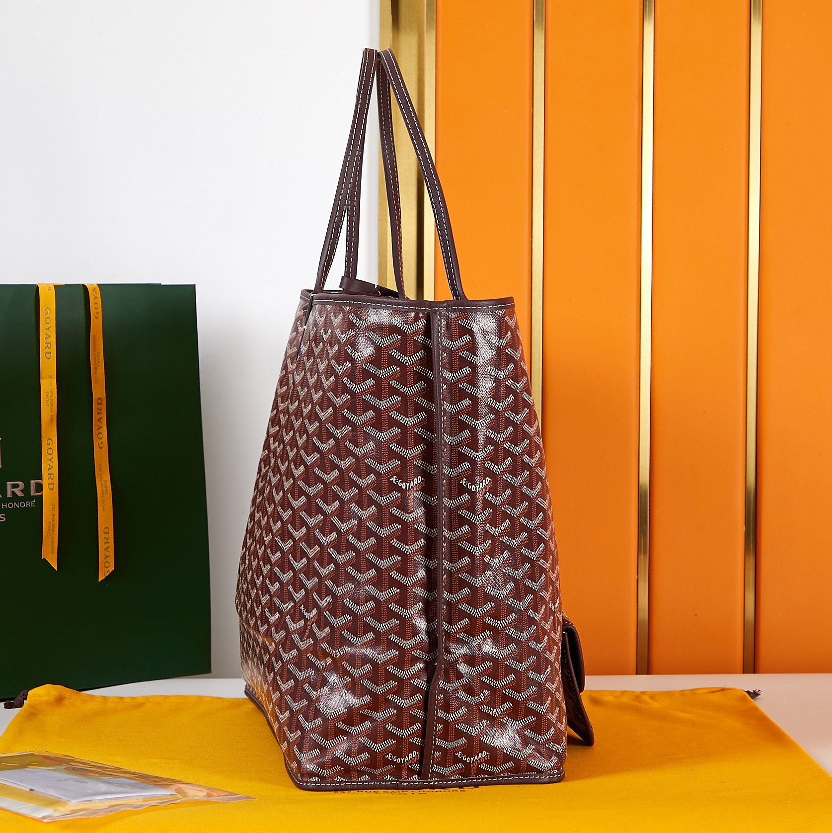 G09ard INE ANJOU Double-sided Shopping Bag 40×20×34cm