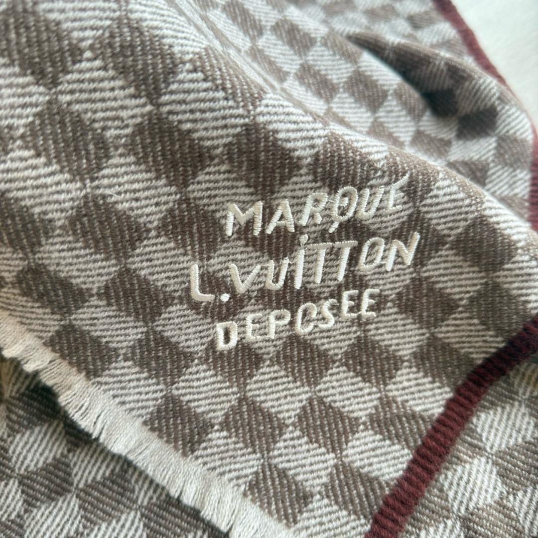 l0vis Vvtt0n check scarf 45x190cm