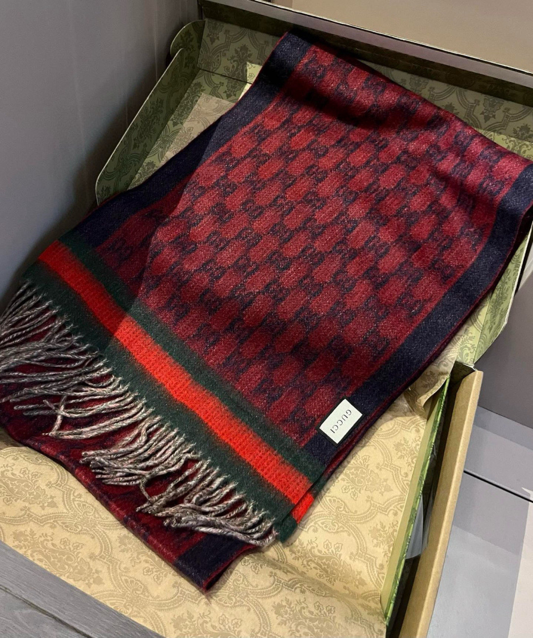 Gvc*1 scarf 32x210cm 100% lamb's wool
