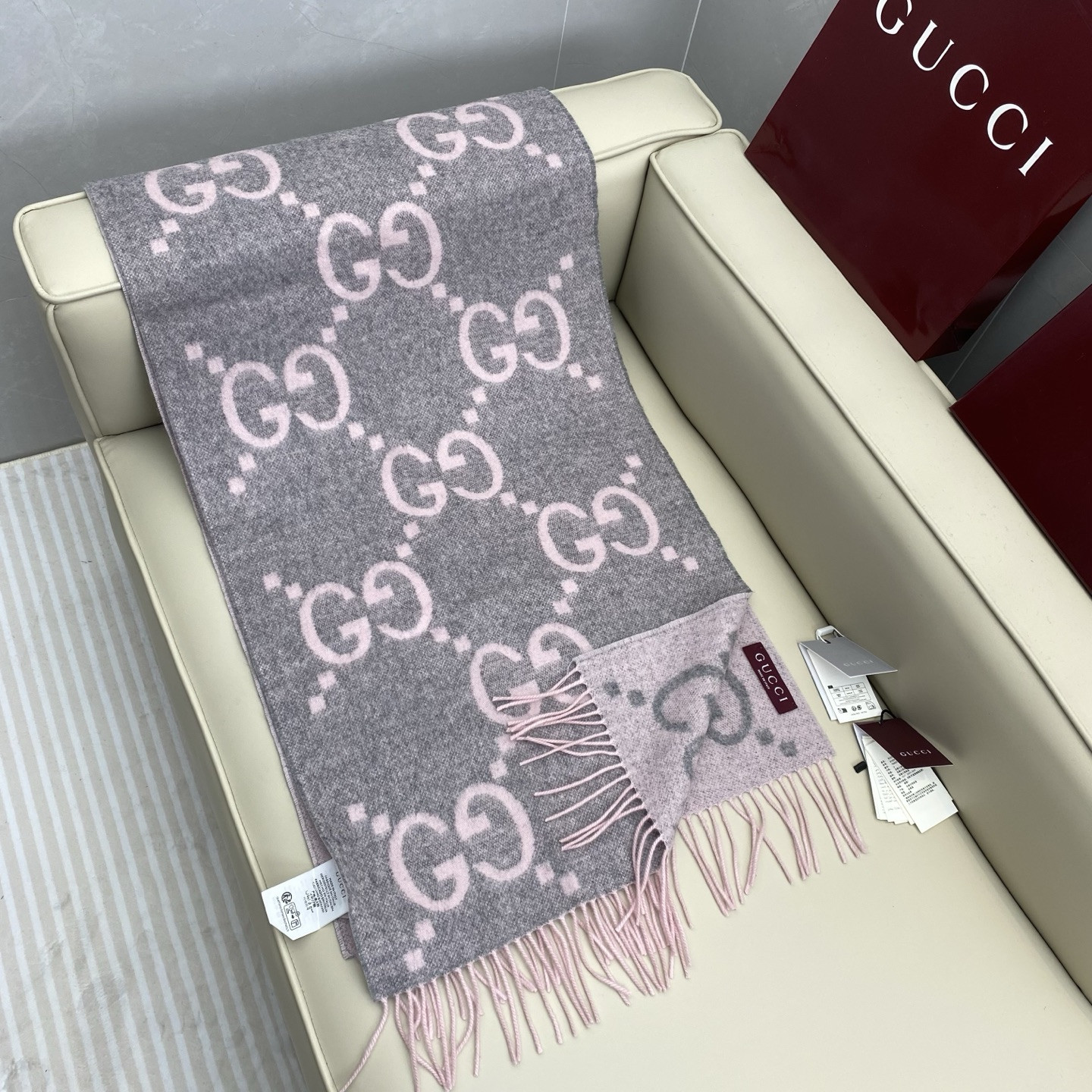 Gvc*1 scarf 45x200cm 100% cashmere