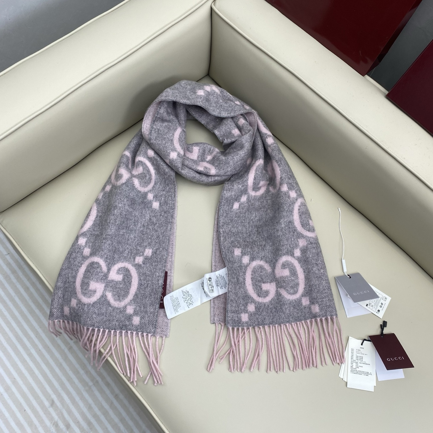 Gvc*1 scarf 45x200cm 100% cashmere