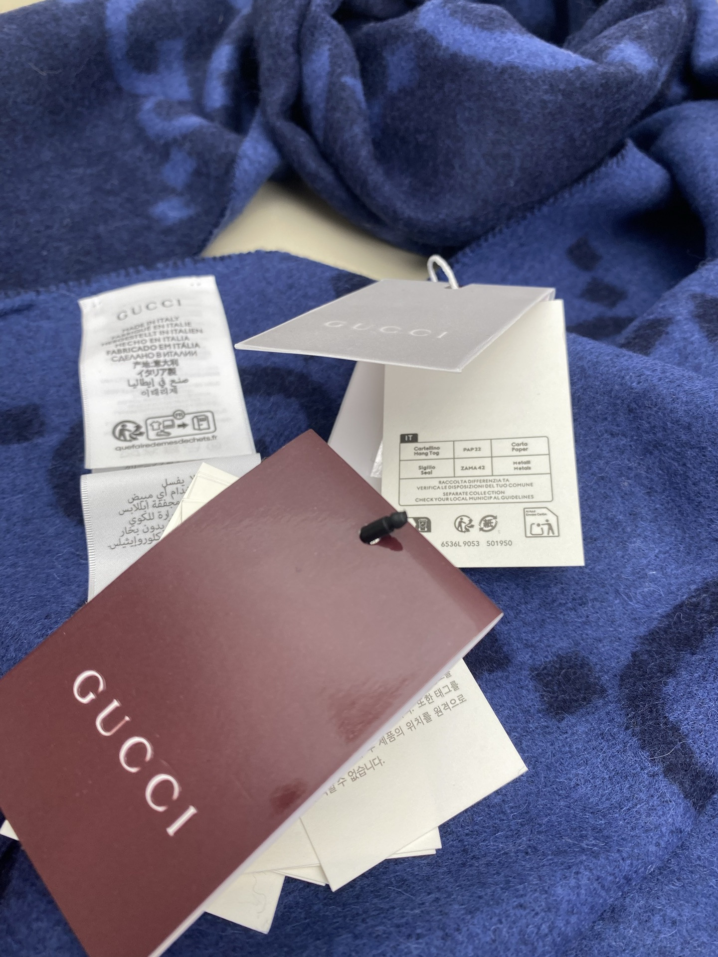 Gvc*1 scarf 45x200cm 100% cashmere