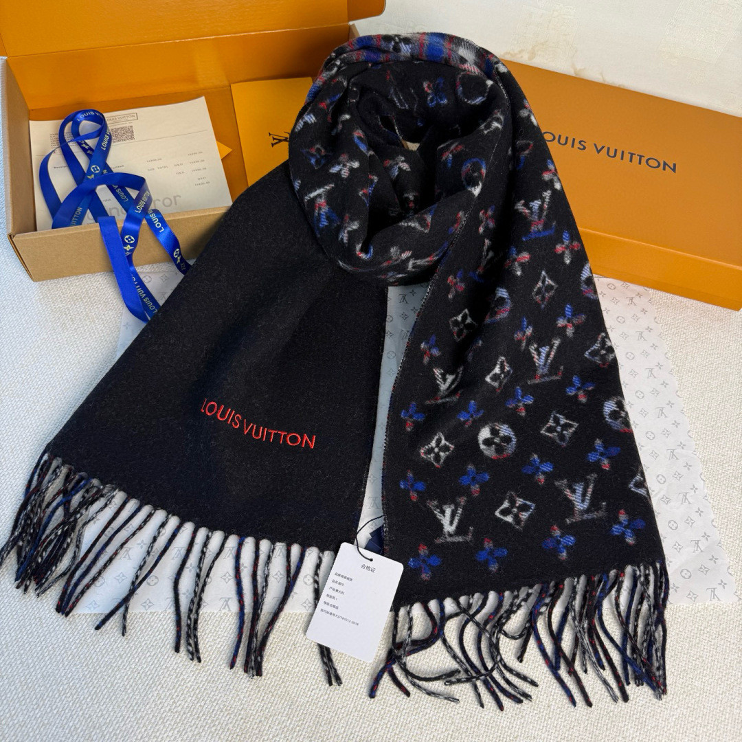l0vis Vvtt0n double-sided scarf 35x200cm