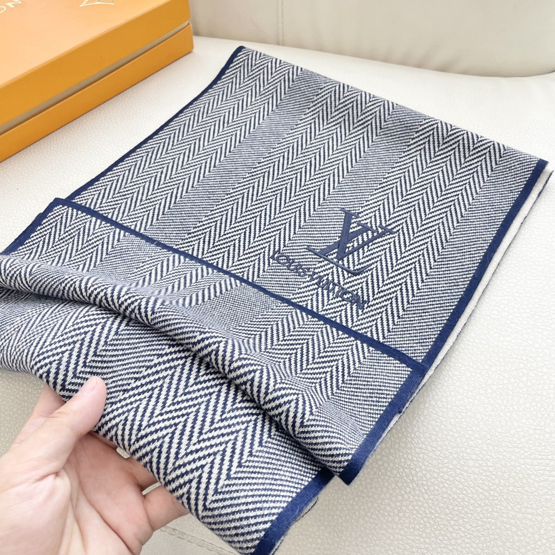 l0vis Vvtt0n scarf 32x180cm 100% knitted cashmere