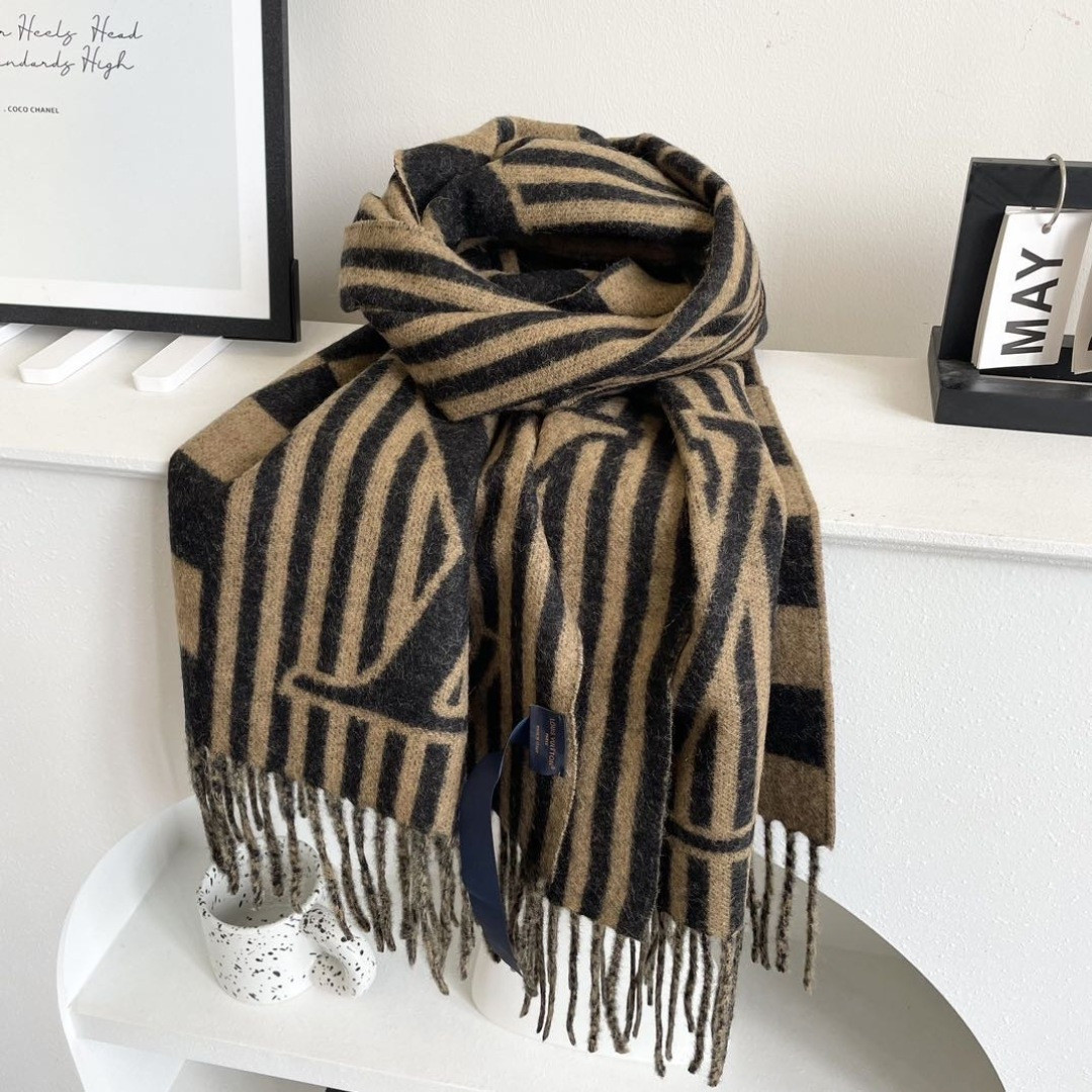 l0vis Vvtt0n scarf 40x205cm 100% cashmere
