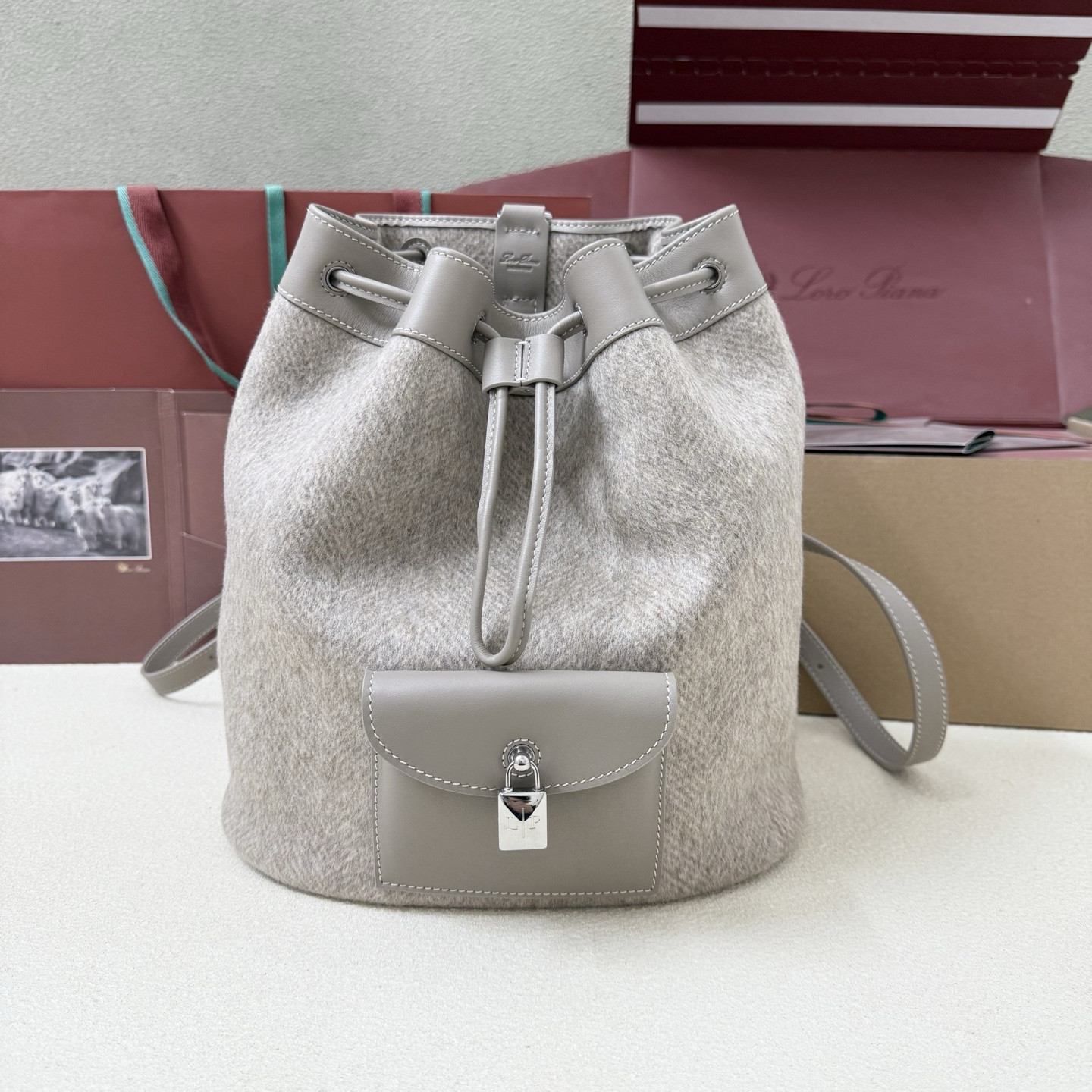 L0r0 P1ana Extra Drawstring Backpack L27 25x27x14 cm