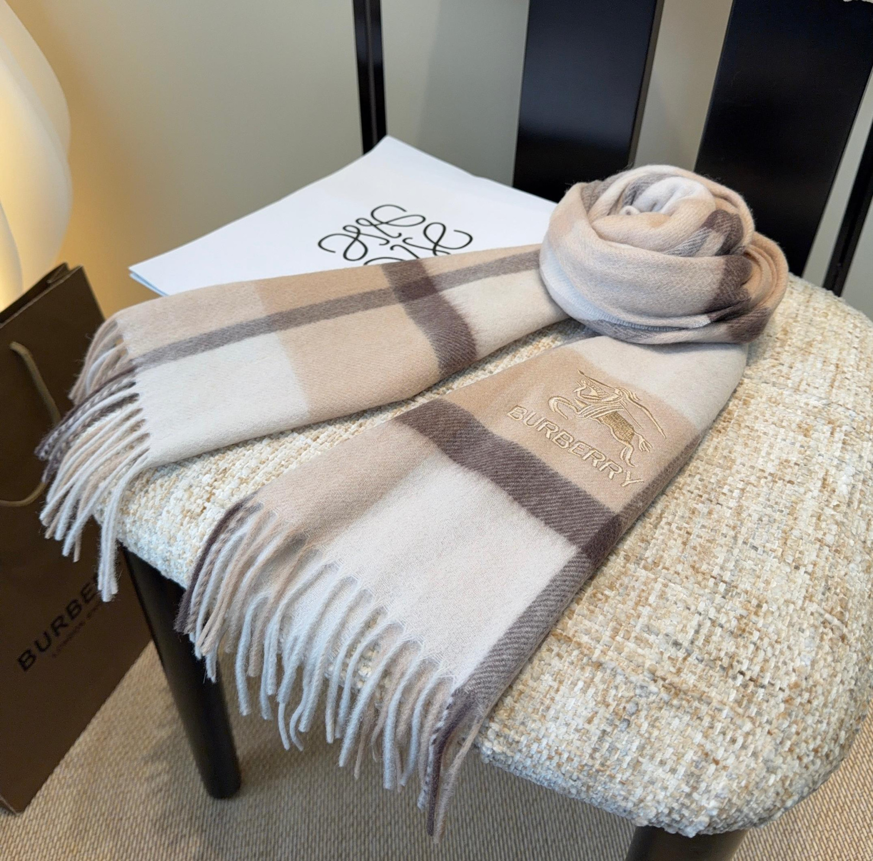 Bv*b*rry scarf 30x180cm