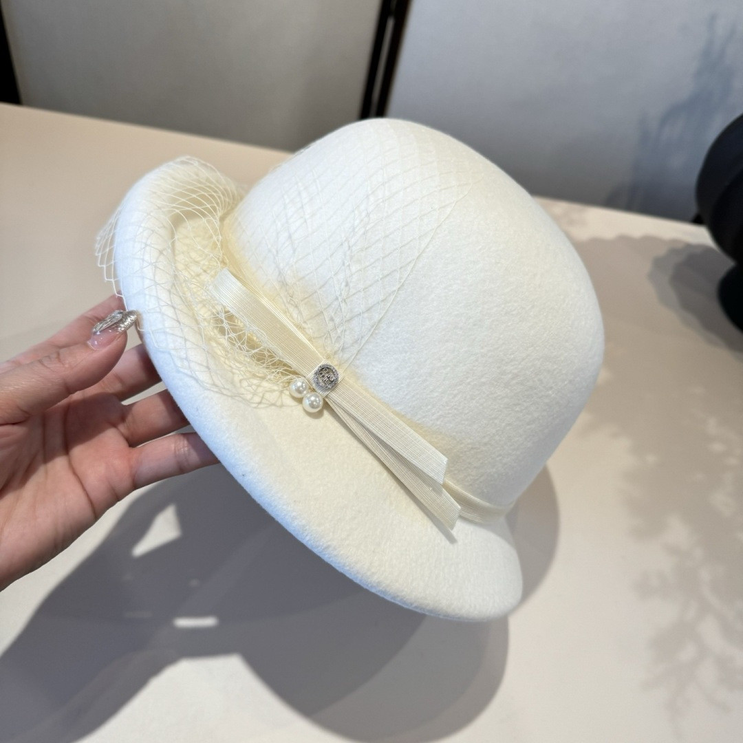 Miu Miu Wool Felt Hat 57cm Head Circumference