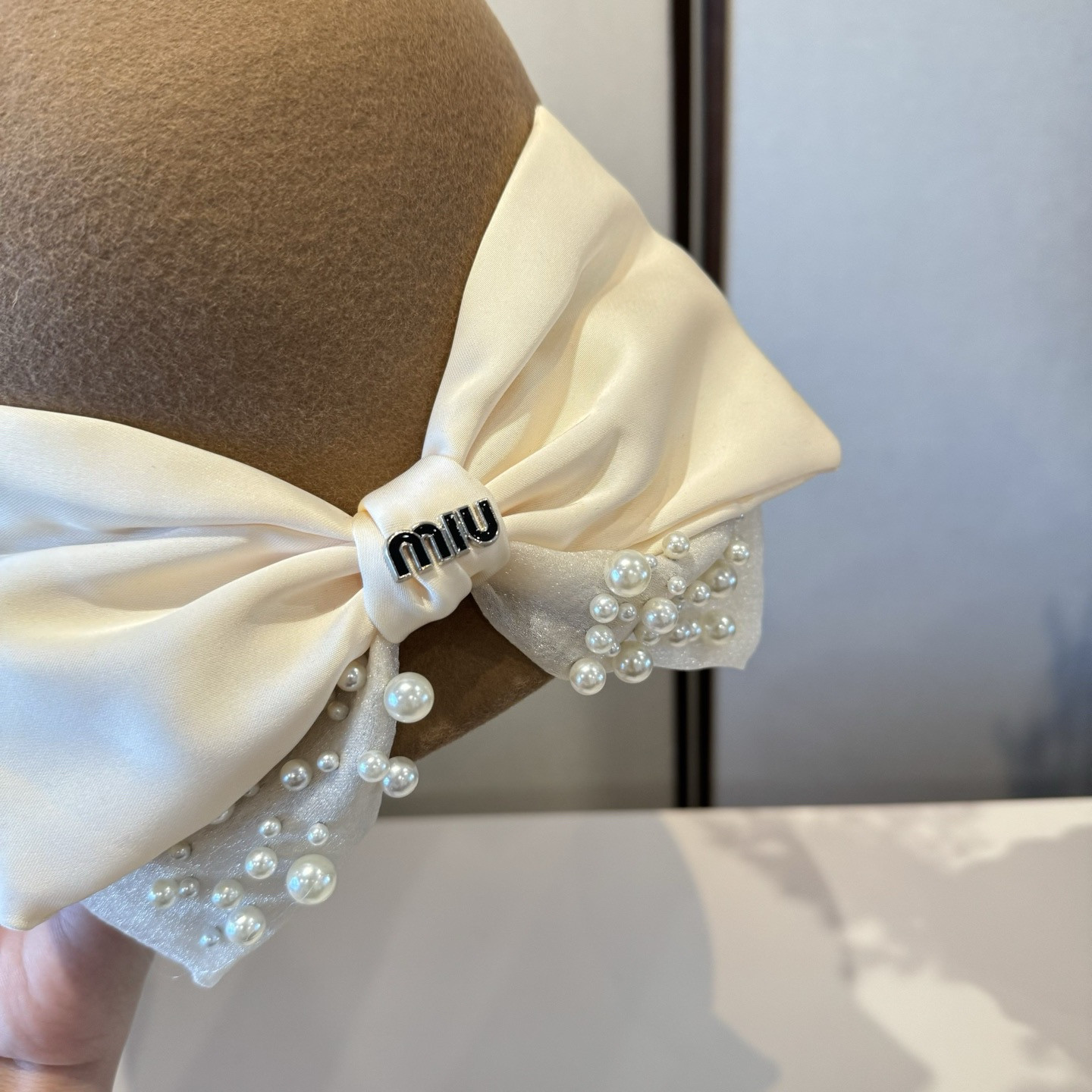 Miu Miu Wool Felt Hat 57cm Head Circumference