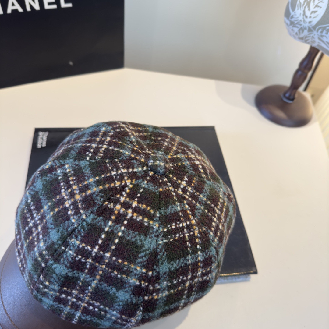 Chanel Newsboy Cap 57cm Head Circumference