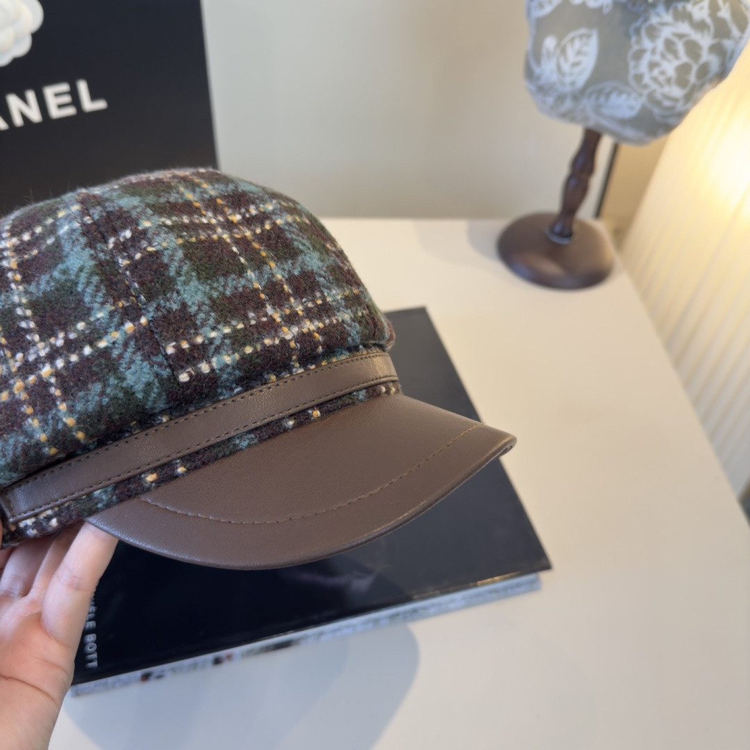 Chanel Newsboy Cap 57cm Head Circumference