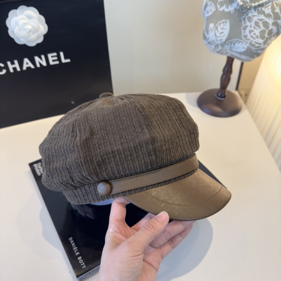 Chanel Newsboy Cap 57cm Head Circumference