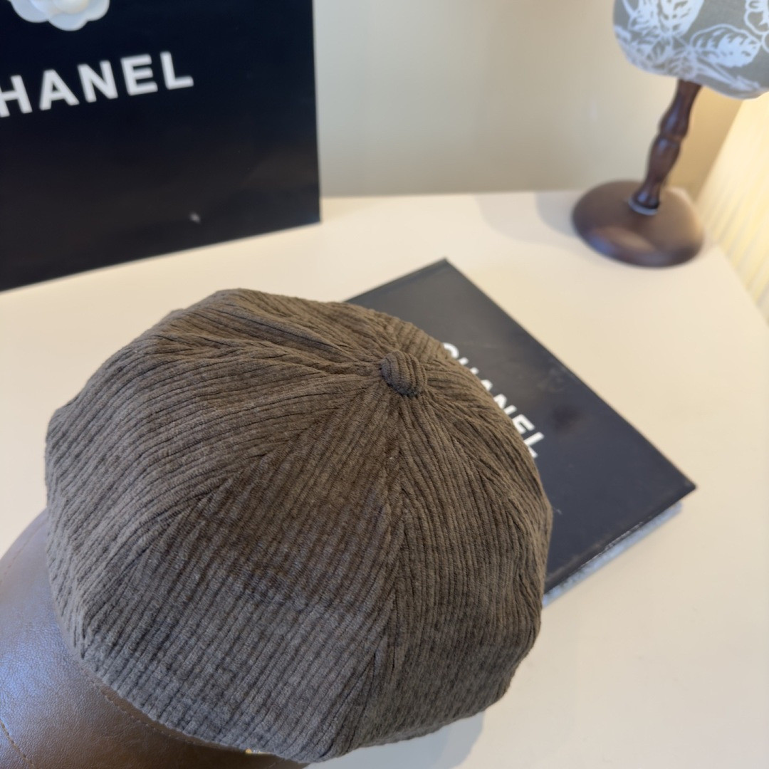 Chanel Newsboy Cap 57cm Head Circumference