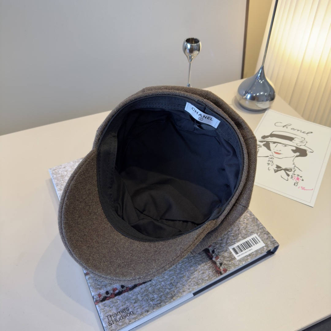 Chanel Newsboy Cap 57cm Head Circumference