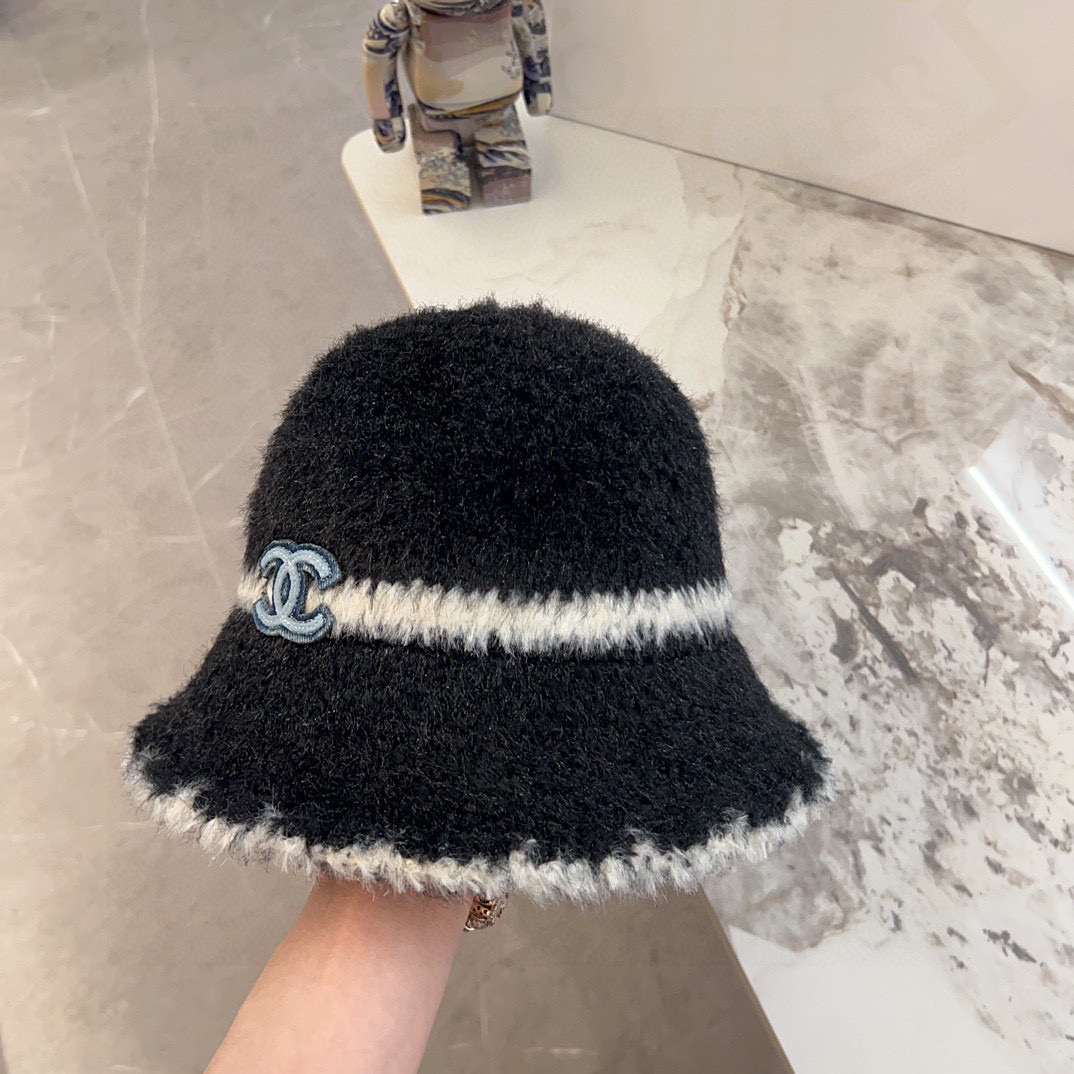 Chanel Knit Bucket Hat