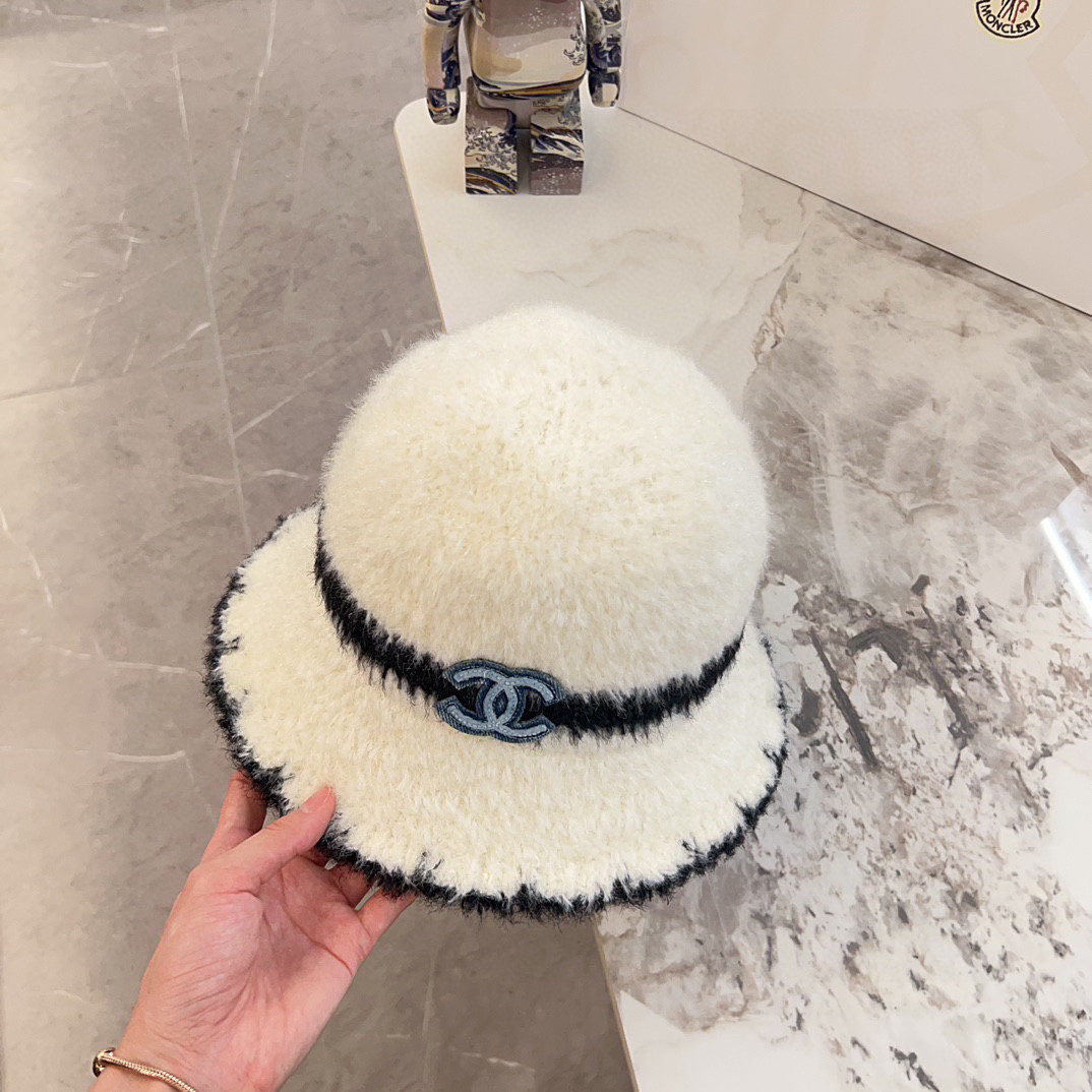 Chanel Knit Bucket Hat
