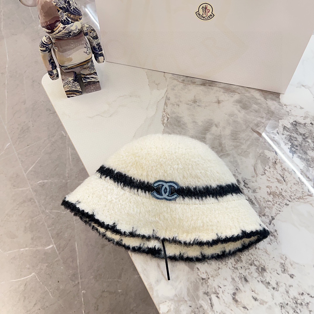 Chanel Knit Bucket Hat