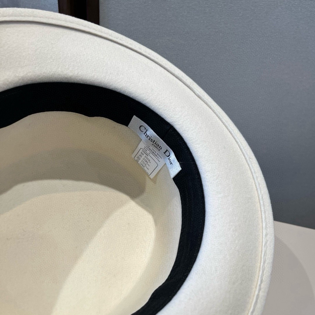 Dior Wool Felt Hat 57cm Head Circumference
