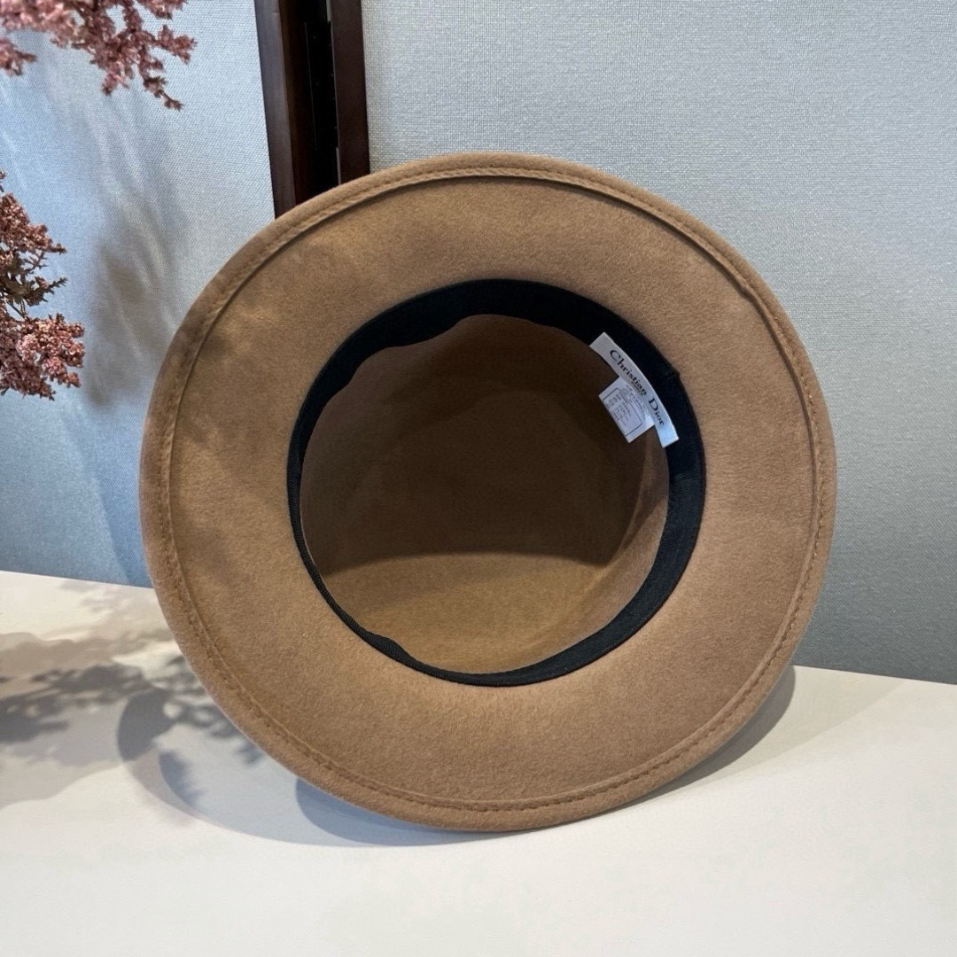 Dior Wool Felt Hat 57cm Head Circumference