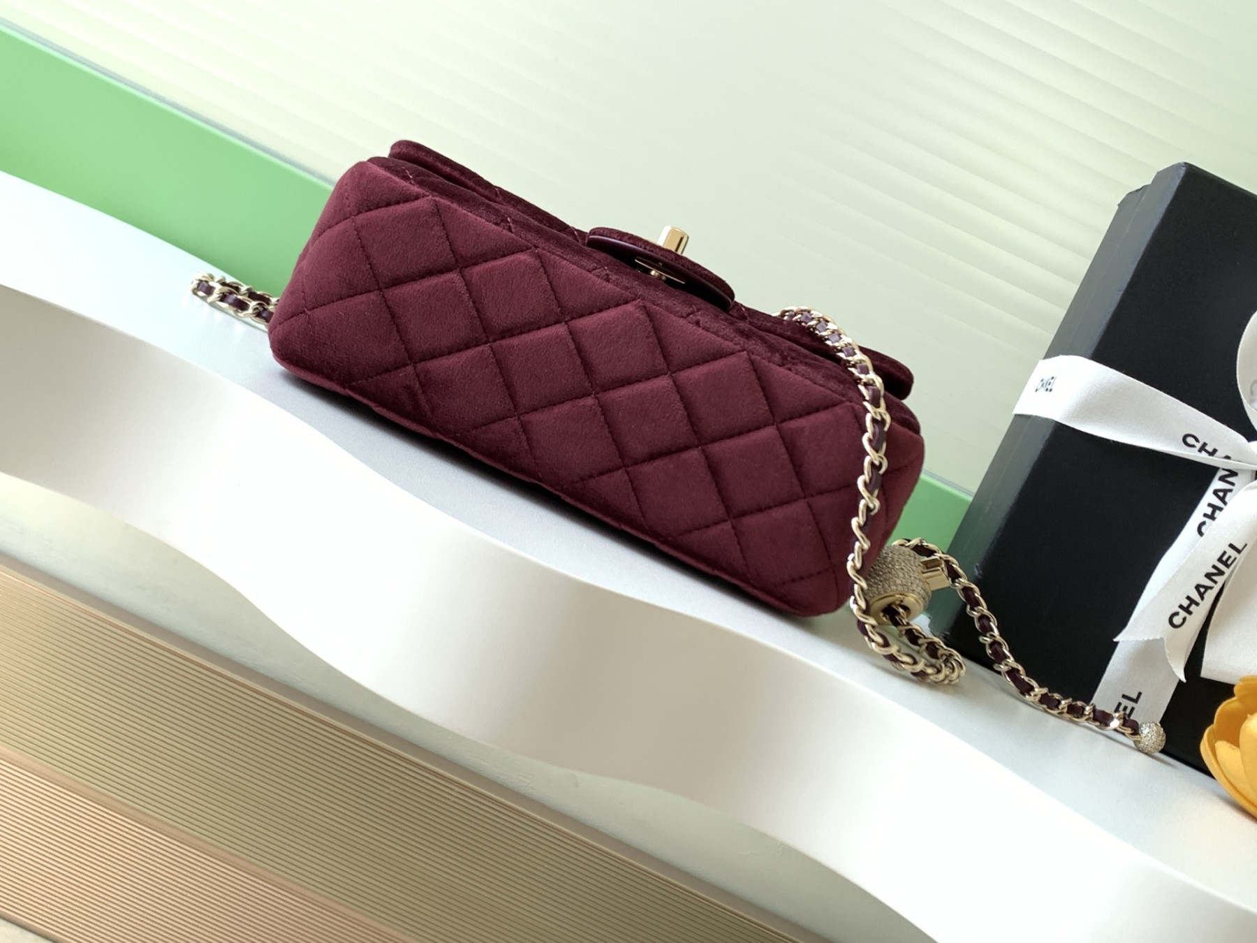 Ch**el MINI FLAP BAG 12×20×6 cm