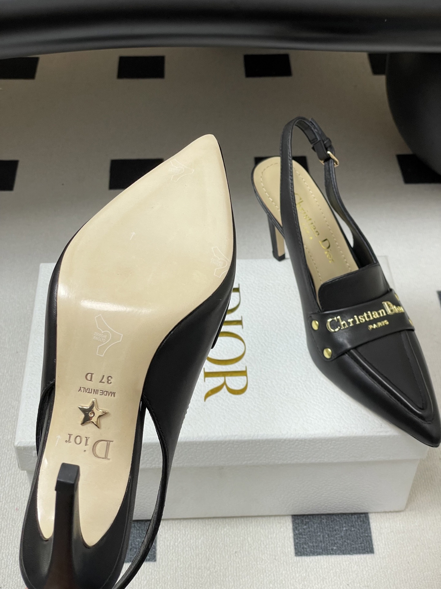 UA D10r Boy Slingback Pump 8.5cm Heel