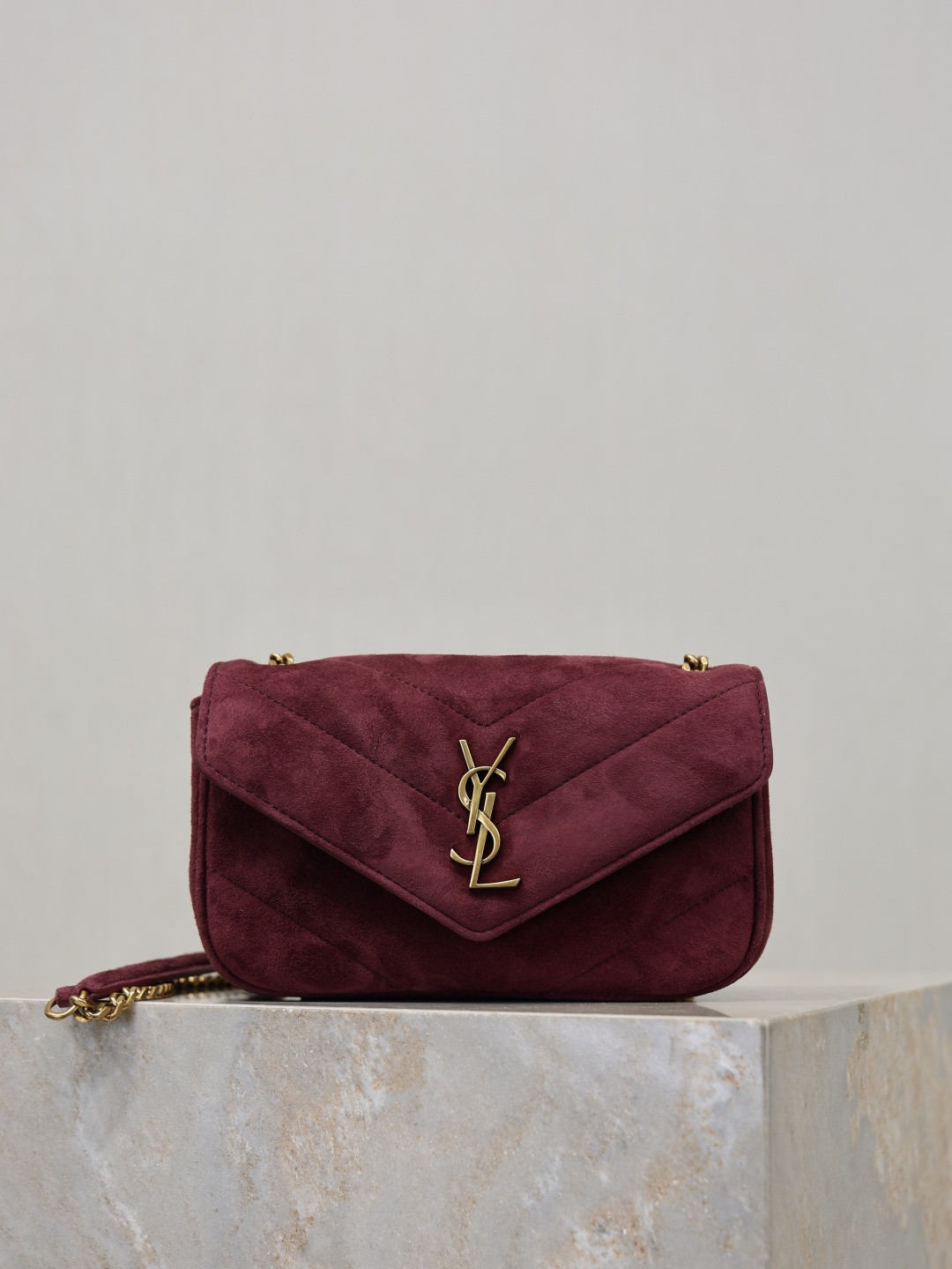 Y51 loulou mini in suede 20x12x5cm