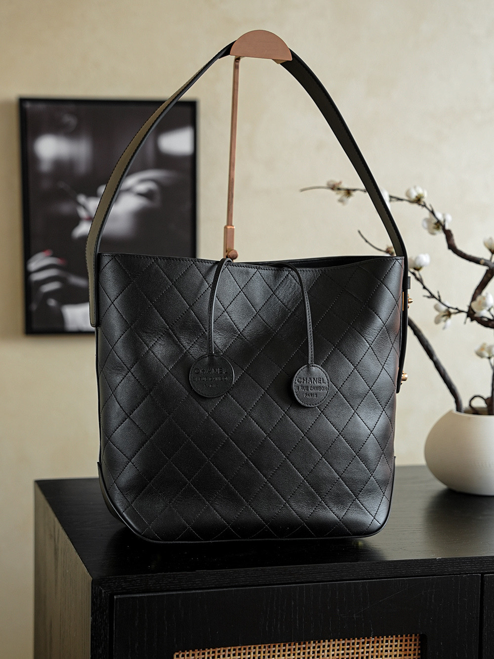 Ch**el 26c bucket bag 12x32x31cm