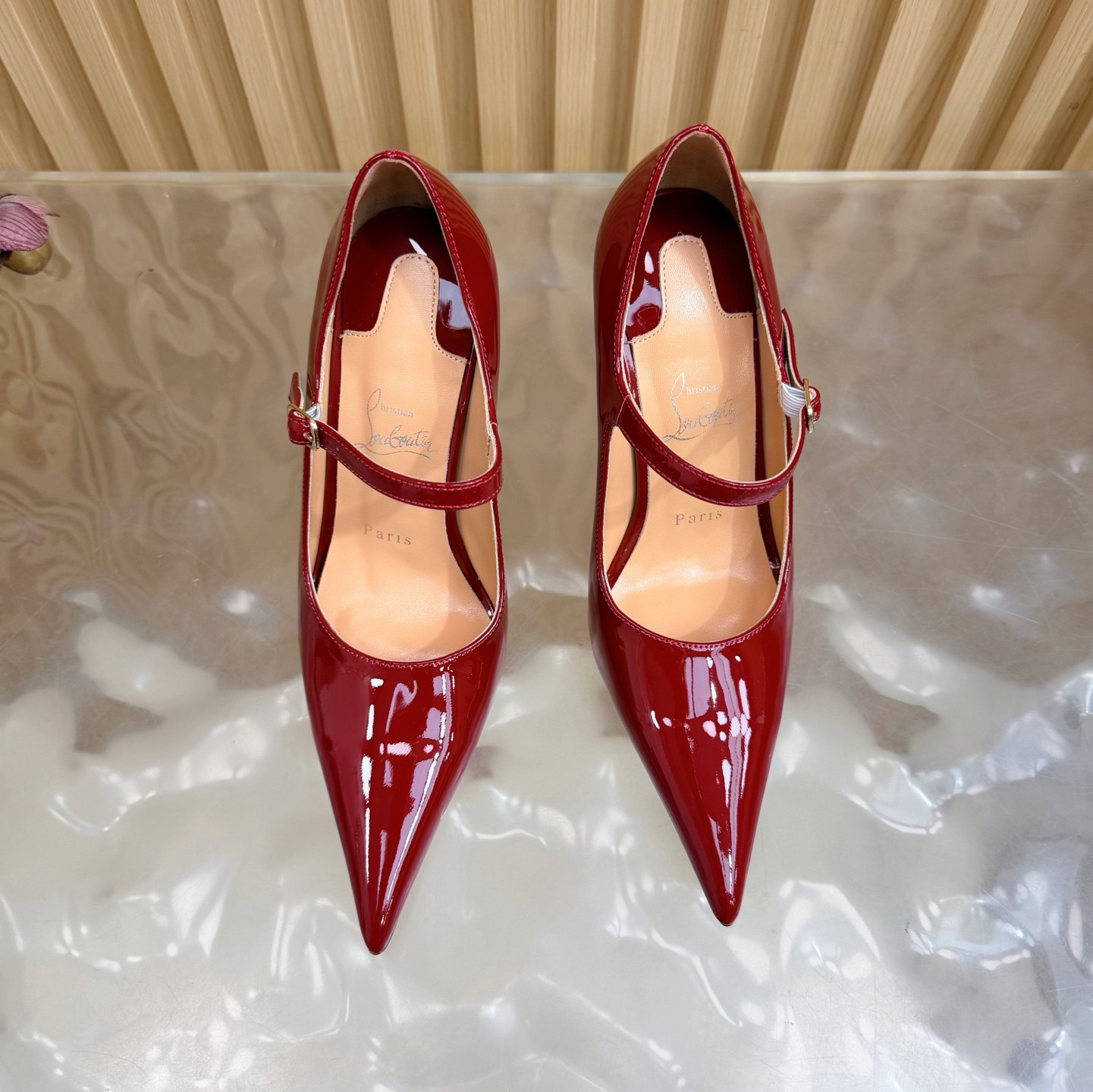ua Chr1st1an louboutin mary jane pumps 15cm heel