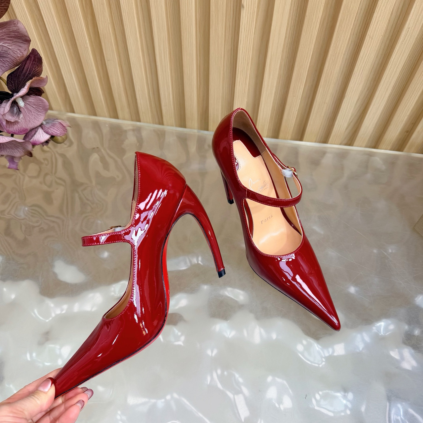 ua Chr1st1an louboutin mary jane pumps 15cm heel